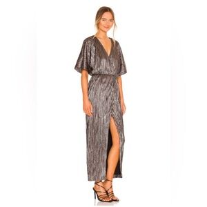 House of Harlow 1960 x Revolve Sabrina dress, size medium, gunmetal